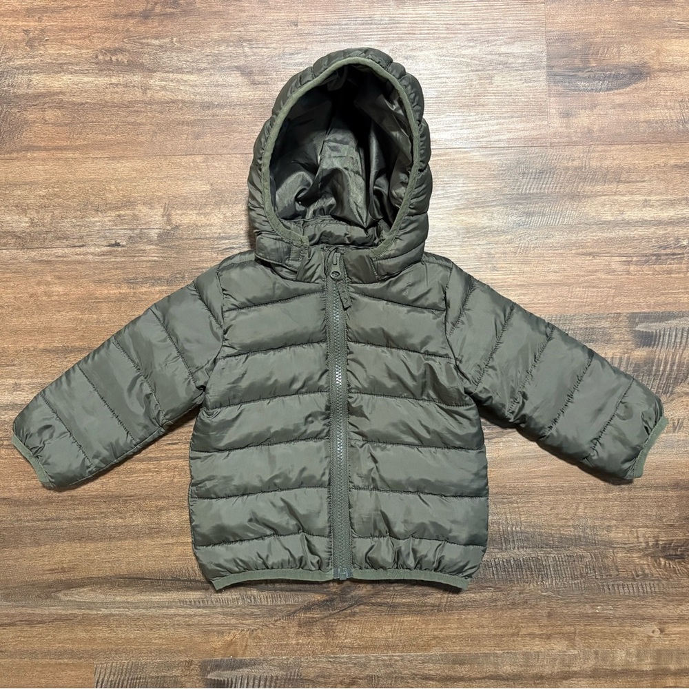 H&M Kids Puffer Jacket - Dark Green